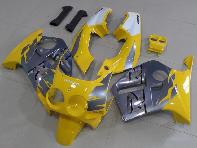 Buy 1988-1989 Grey Yellow Honda CBR250RR MC19 Motorbike Fairing Kits