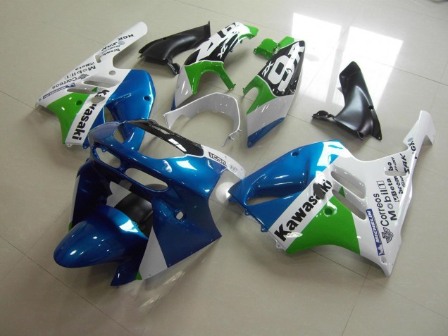 Buy 1994-1997 Light Blue White Kawasaki ZX9R Moto Fairings