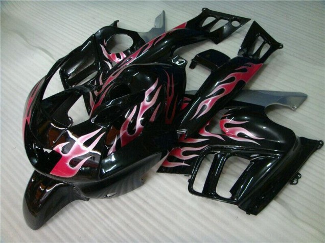 Buy 1995-1998 Black Red Flame Honda CBR600 F3 Bike Fairing Kit