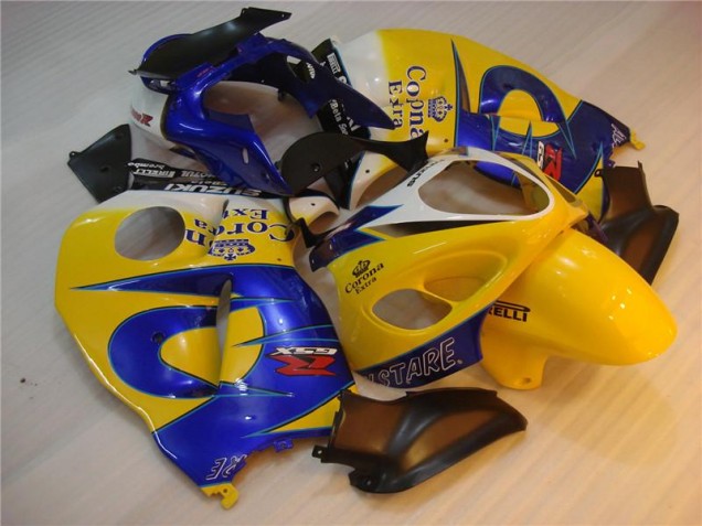 Buy 1996-2007 Ellow Blue Suzuki GSXR 1300 Hayabusa Bike Fairings