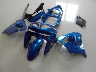 Buy 1998-1999 Blue Black Flame Kawasaki ZX9R Motorbike Fairing