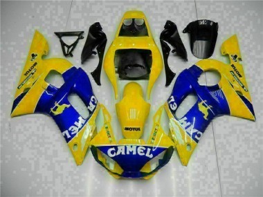 Buy 1998-2002 Yellow Blue Yamaha YZF R6 Moto Fairings