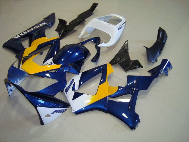 Buy 2000-2001 Dark Blue Yellow White Honda CBR900RR 929 Motorbike Fairing