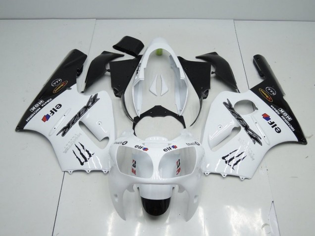 Buy 2000-2001 White Monster Kawasaki ZX12R Bike Fairing