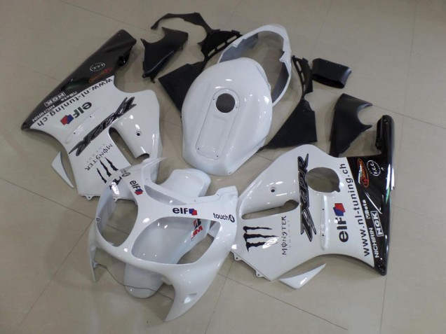 Buy 2000-2001 White Kawasaki ZX12R Motorbike Fairing Kits