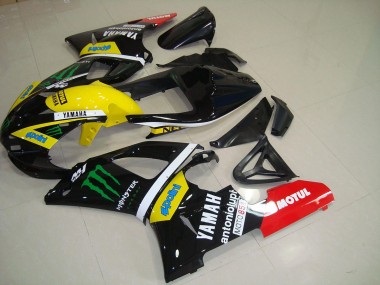 Buy 2000-2001 Yellow Monster Yamaha YZF R1 Motorcycle Fairings Kits