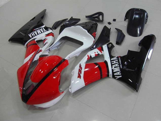 Buy 2000-2001 Red Black White Race Version Yamaha YZF R1 Motorcycle Replacement Fairings