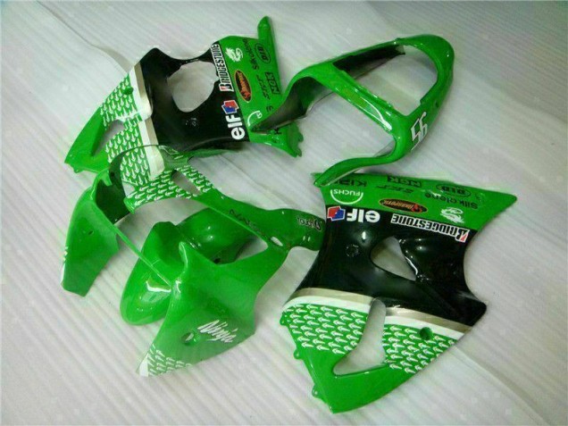 Buy 2000-2002 Green Black Kawasaki ZX6R Motorcycle Bodywork