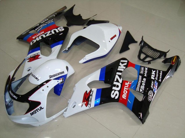 Buy 2000-2002 Black White Blue Suzuki GSXR 1000 Moto Fairings