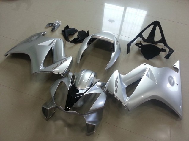 Buy 2002-2013 Silver Honda VFR800 Motorcycle Fairings