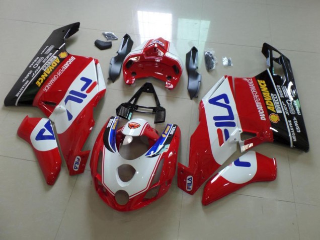 Buy 2003-2004 Red Fila Ducati 749 999 Bike Fairings