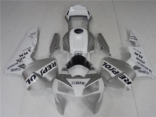 Buy 2003-2004 Silve White Black Repsol Honda CBR600RR Bike Fairings