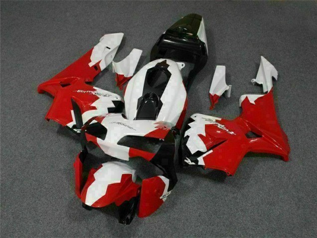 Buy 2003-2004 Red White Honda CBR600RR Replacement Motorcycle Fairings