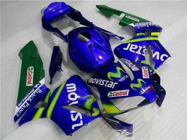 Buy 2003-2004 Blue Green Movistar Castrol Honda CBR600RR Motorbike Fairing