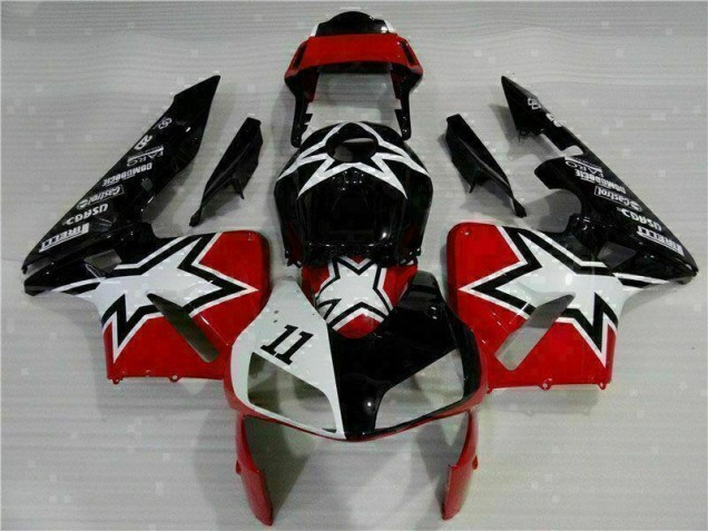 Buy 2003-2004 Black White 11 Honda CBR600RR Moto Fairings