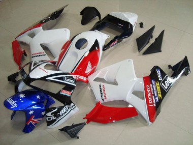 Buy 2003-2004 White Black Red Lee Honda CBR600RR Motorcycle Fairing Kit