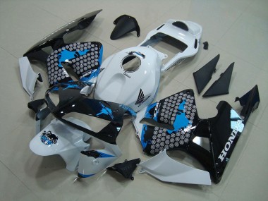 Buy 2003-2004 White Black Blue Honda CBR600RR Moto Fairings