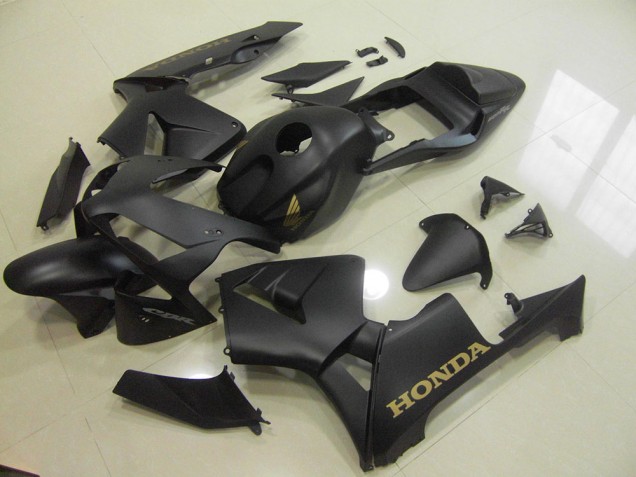 Buy 2003-2004 Matte Black Gold Honda CBR600RR Motorbike Fairings