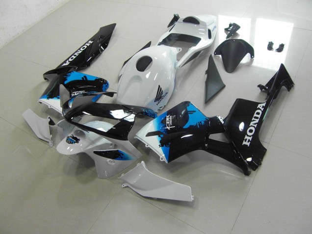 Buy 2003-2004 White Black Blue Honda CBR600RR Motorcycle Fairings Kit