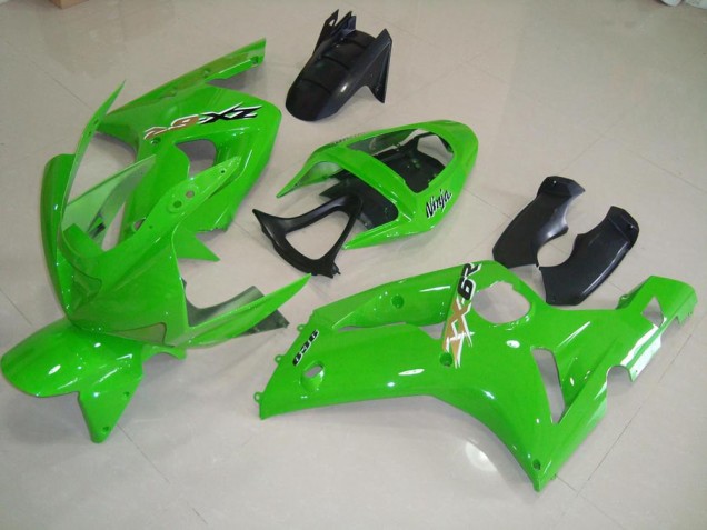 Buy 2003-2004 Green Kawasaki ZX6R Bike Fairing