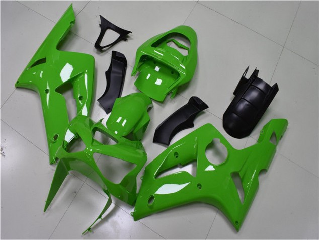 Buy 2003-2004 Green Kawasaki ZX6R Replacement Fairings