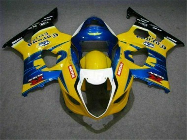 Buy 2003-2004 Yellow Blue Suzuki GSXR 1000 Bike Fairings