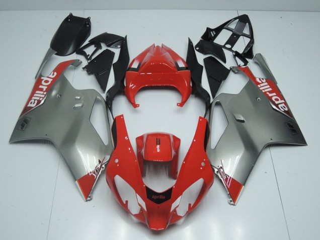 Buy 2003-2006 Silver and Red Aprilia RSV1000 Motorbike Fairing Kits