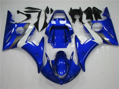 Buy 2003-2005 Blue White Yamaha YZF R6 Replacement Fairings