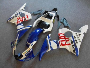 Buy 2003-2005 Blue White Fiat Yamaha YZF R6 Motor Bike Fairings