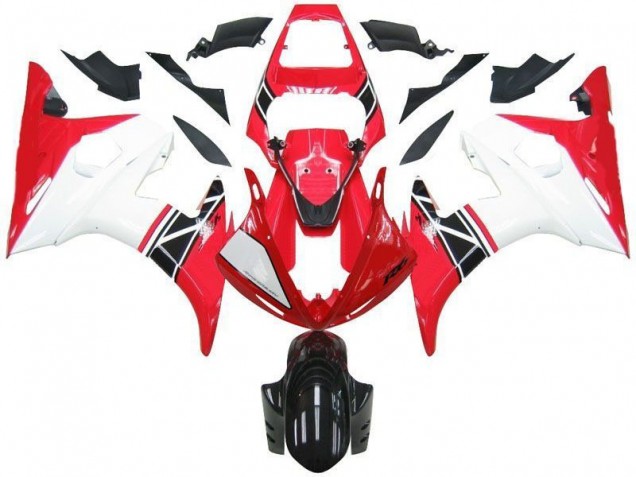 Buy 2003-2005 Red White Black Yamaha YZF R6 Motorcycle Bodywork