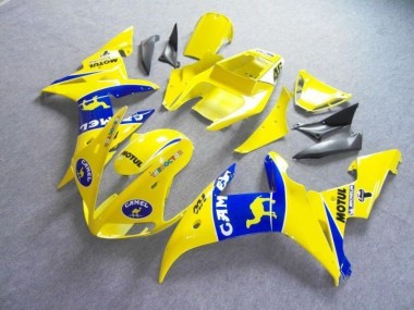 Buy 2003-2005 Yellow Blue Motul Camel Yamaha YZF R6 Bike Fairings