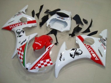 Buy 2003-2005 Red White Yamaha YZF R6 Motorbike Fairing Kits & Bodywork