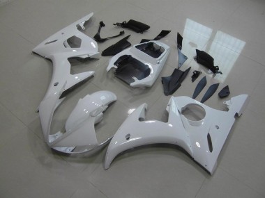 Buy 2003-2005 White No Decals Yamaha YZF R6 Motorcylce Fairings