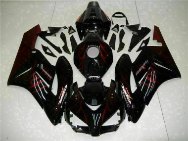 Buy 2004-2005 Red Flame Black Honda CBR1000RR Replacement Fairings