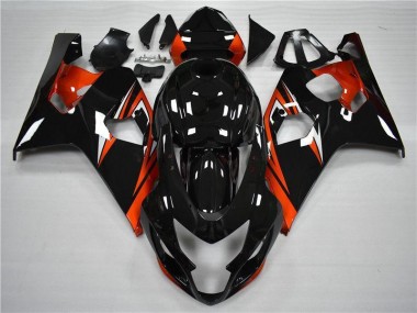 Buy 2004-2005 Orange Black Suzuki GSXR 600/750 Motor Bike Fairings