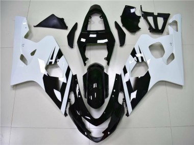 Buy 2004-2005 White Black Suzuki GSXR 600/750 Motor Fairings