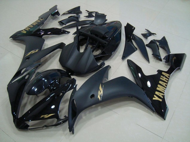 Buy 2004-2006 Black Matte Gold Yamaha YZF R1 Motorcycle Bodywork