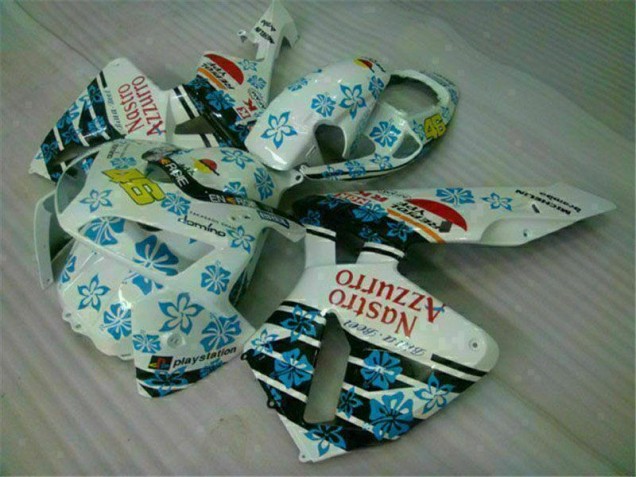 Buy 2005-2006 White Blue Nastro Azzurro 46 Honda CBR600RR Motorcycle Fairing