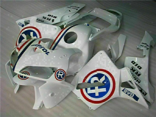 Buy 2005-2006 White Honda CBR600RR Bike Fairings