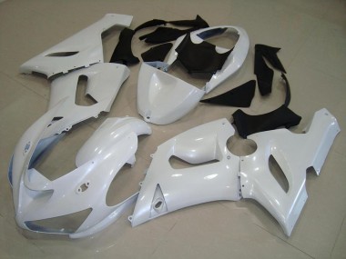 Buy 2005-2006 Dark Pearl White Kawasaki ZX6R Motorbike Fairing