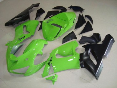 Buy 2005-2006 Lime Green Kawasaki ZX6R Bike Fairings