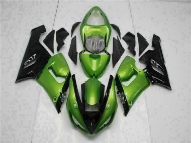 Buy 2005-2006 Green Kawasaki ZX6R Motorcycle Bodywork