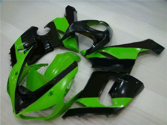 Buy 2005-2006 Green Black Kawasaki ZX6R Motorbike Fairing