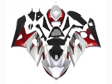 Buy 2005-2006 Silver Red Black Suzuki GSXR 1000 Bike Fairing Kit