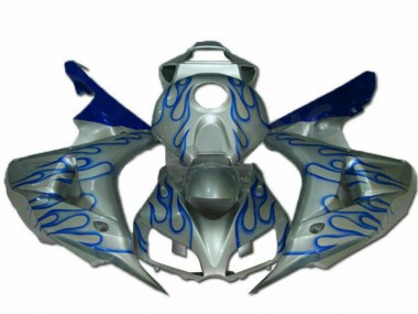 Buy 2006-2007 Blue Flame Silver Honda CBR1000RR Motorcycle Fairing Kits