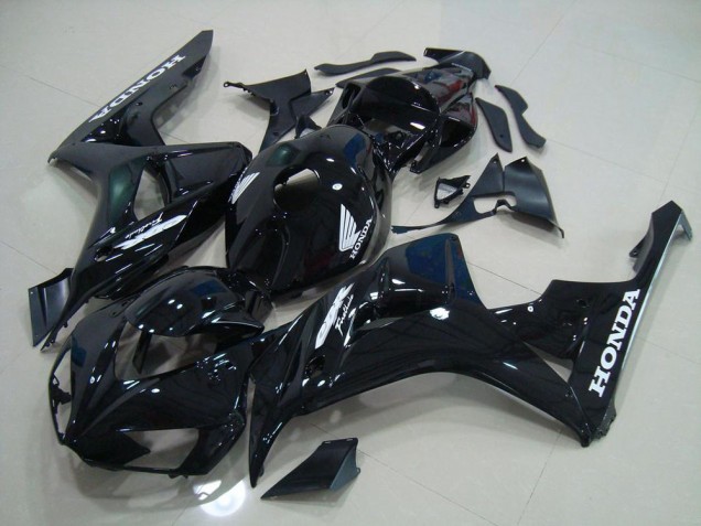 Buy 2006-2007 Black Silver Decals Honda CBR1000RR Motorcycle Fairing Kit