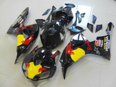 Buy 2006-2007 Black Red Bull Honda CBR1000RR Bike Fairing Kit