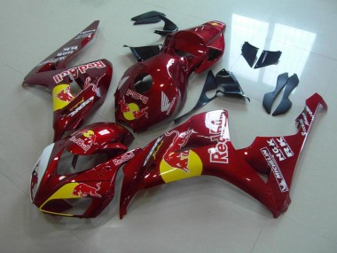 Buy 2006-2007 Candy Red Red Bull Honda CBR1000RR Motorcylce Fairings