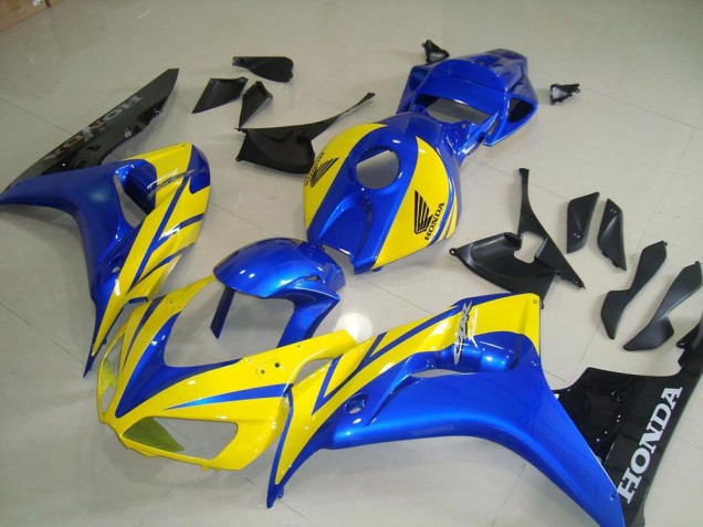 Buy 2006-2007 Yellow Blue Black Honda CBR1000RR Moto Fairings