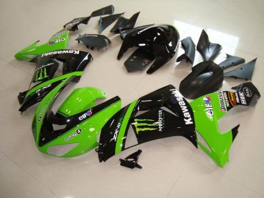 Buy 2006-2007 Green Monster Kawasaki ZX10R Motorcylce Fairings